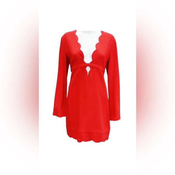 A.L.C Red crimson mini dress sz 12 - Picture 1 of 3